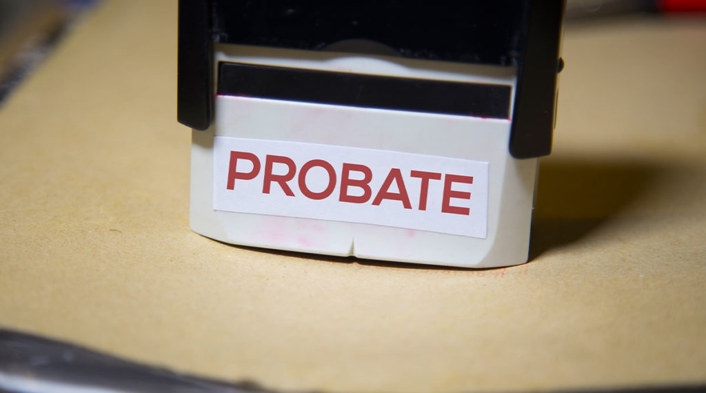photo of a probate red stamp - for how to quickly sell a house in probate